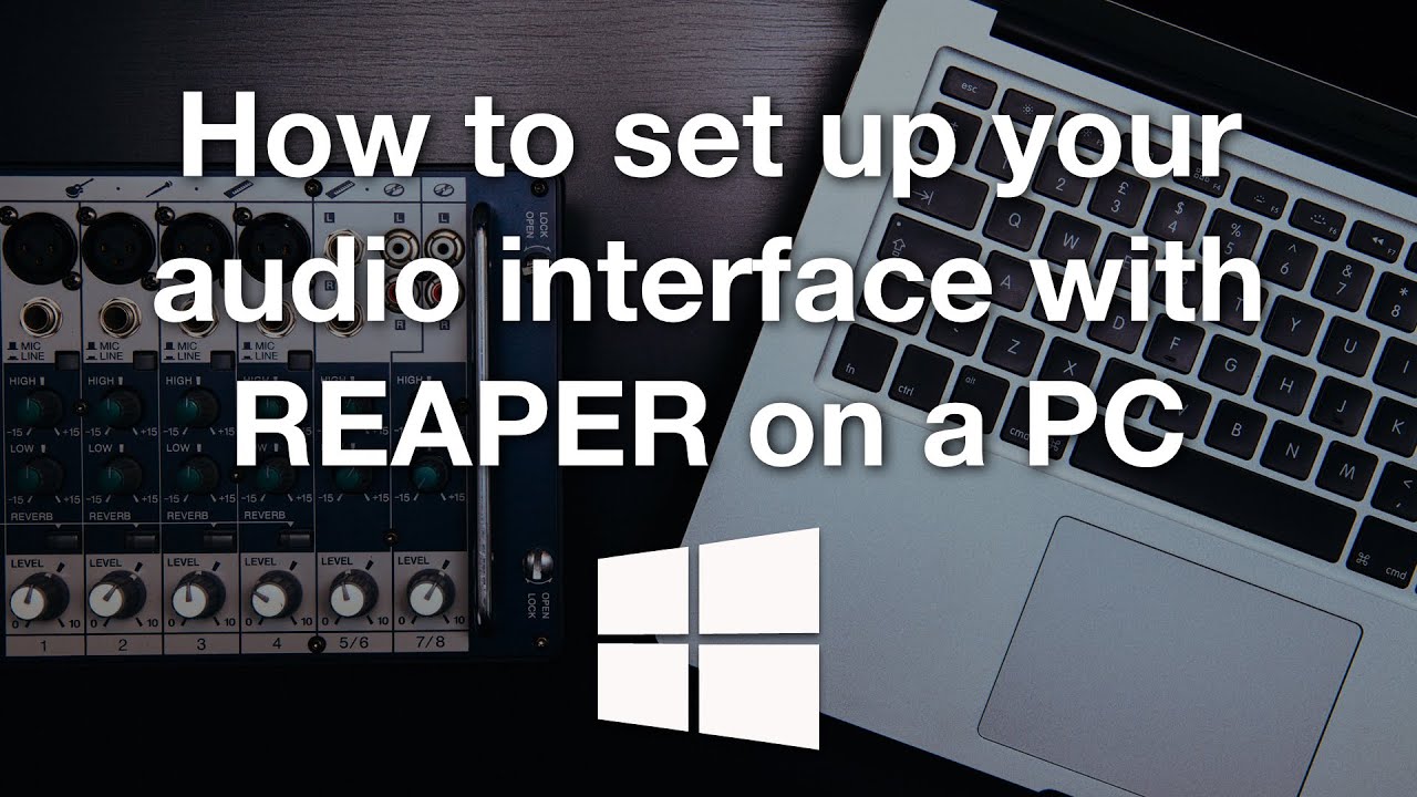 How to setup audio interface in reaper